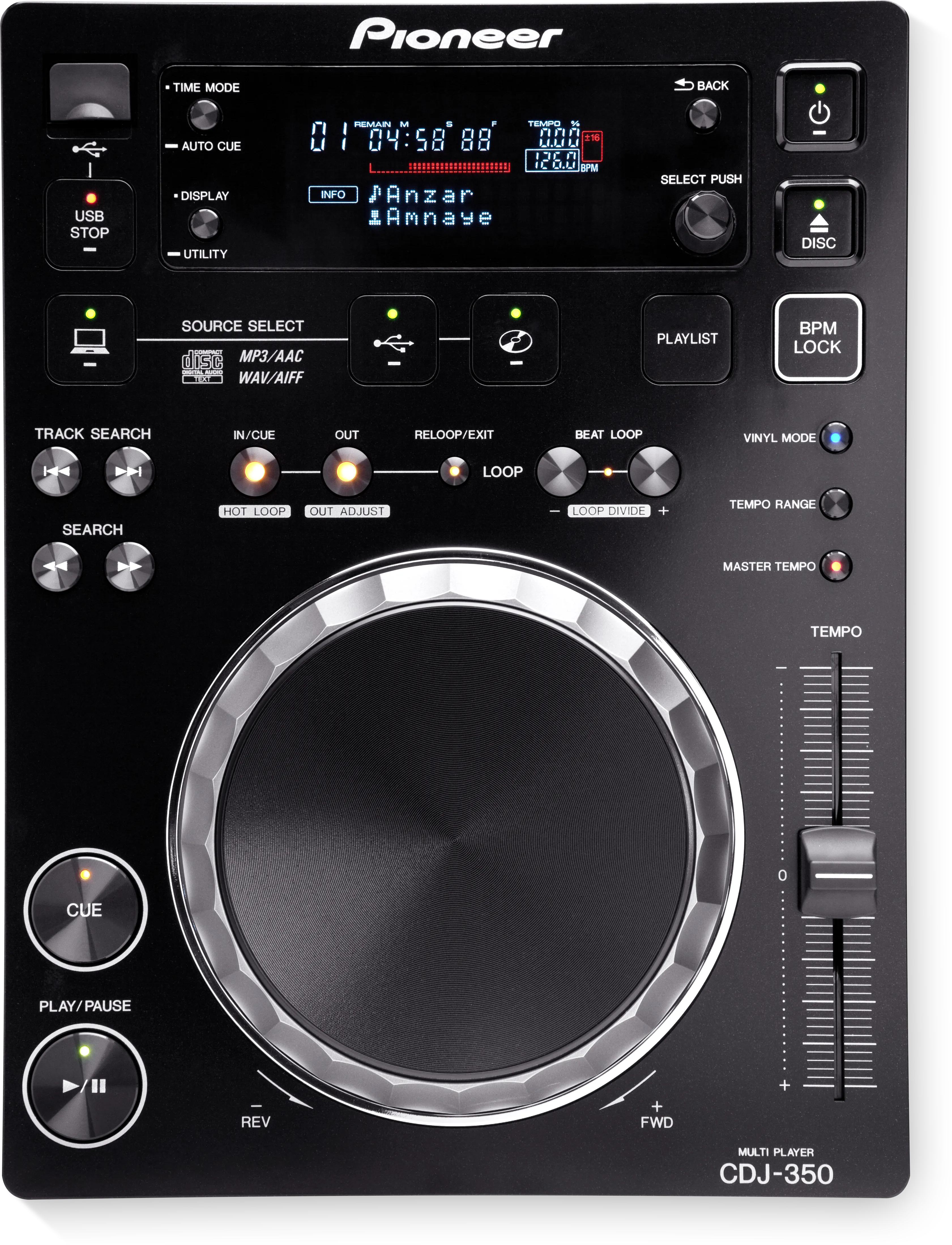 Pioneer CDJ 350 rental in Split, Croatia — Cosmic Production