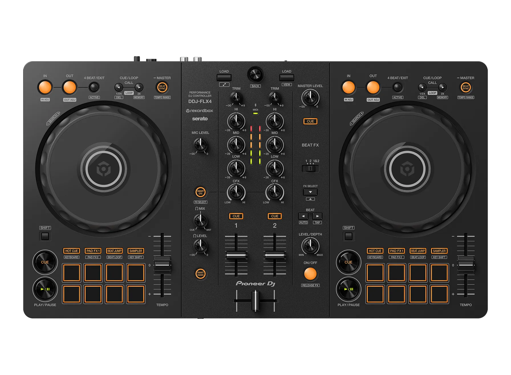 Pioneer DDJ-FLX4 detail