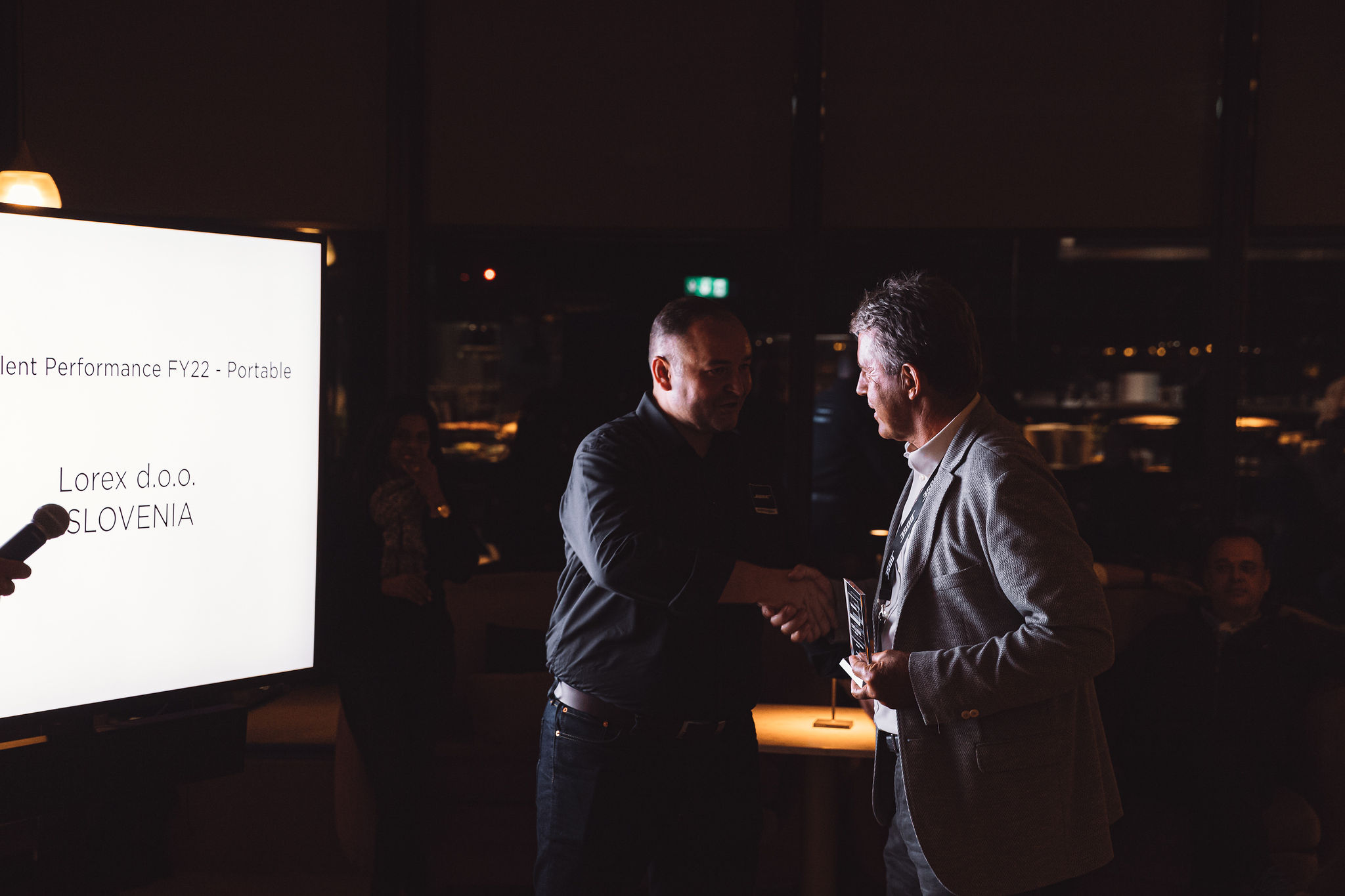 Cosmic Production receiving Bose Professional Excellent Performance award for FY22