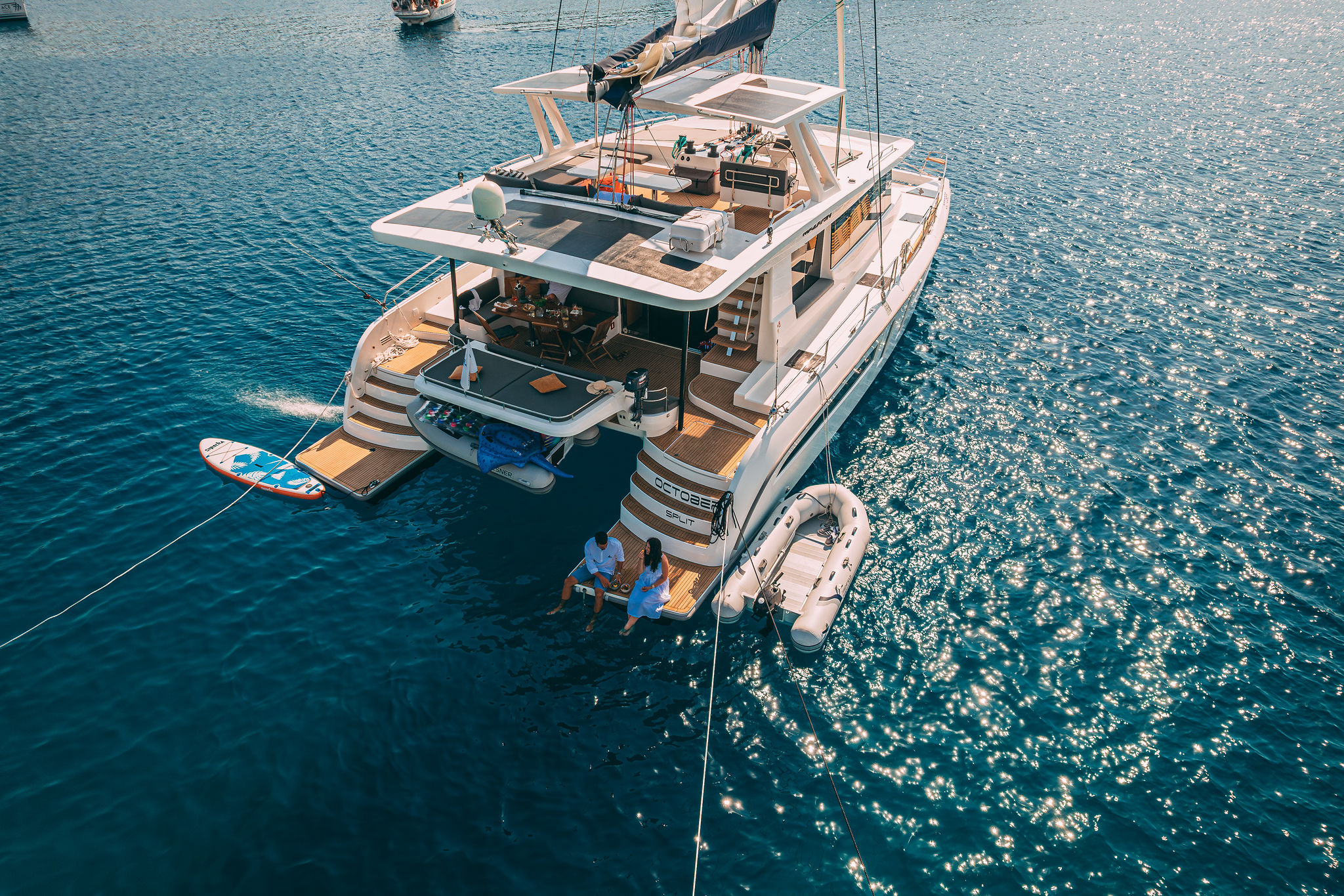 Swim Platform Aerial — ACE Yachting