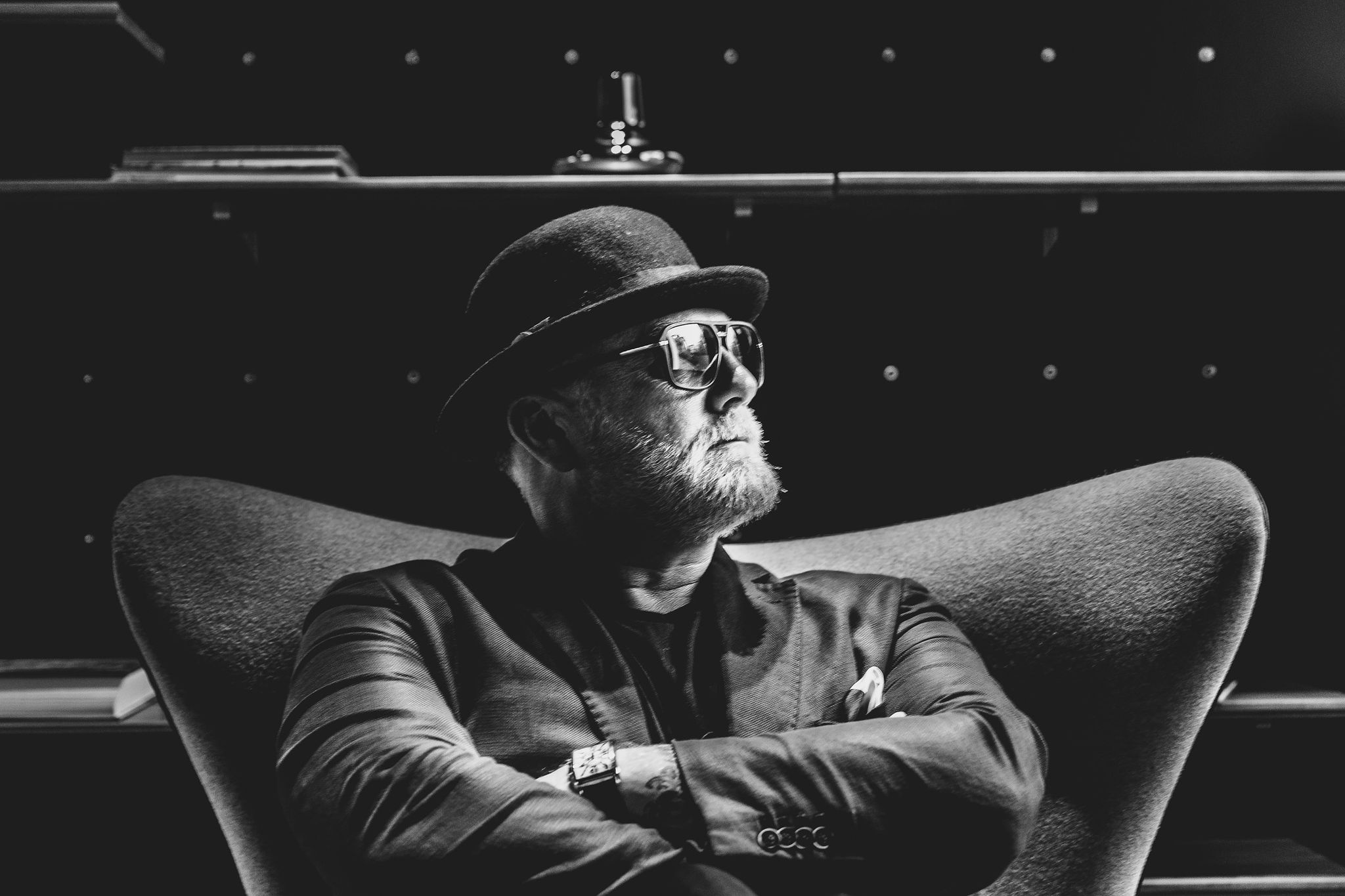 Film Noir Portrait — Hotel Briig
