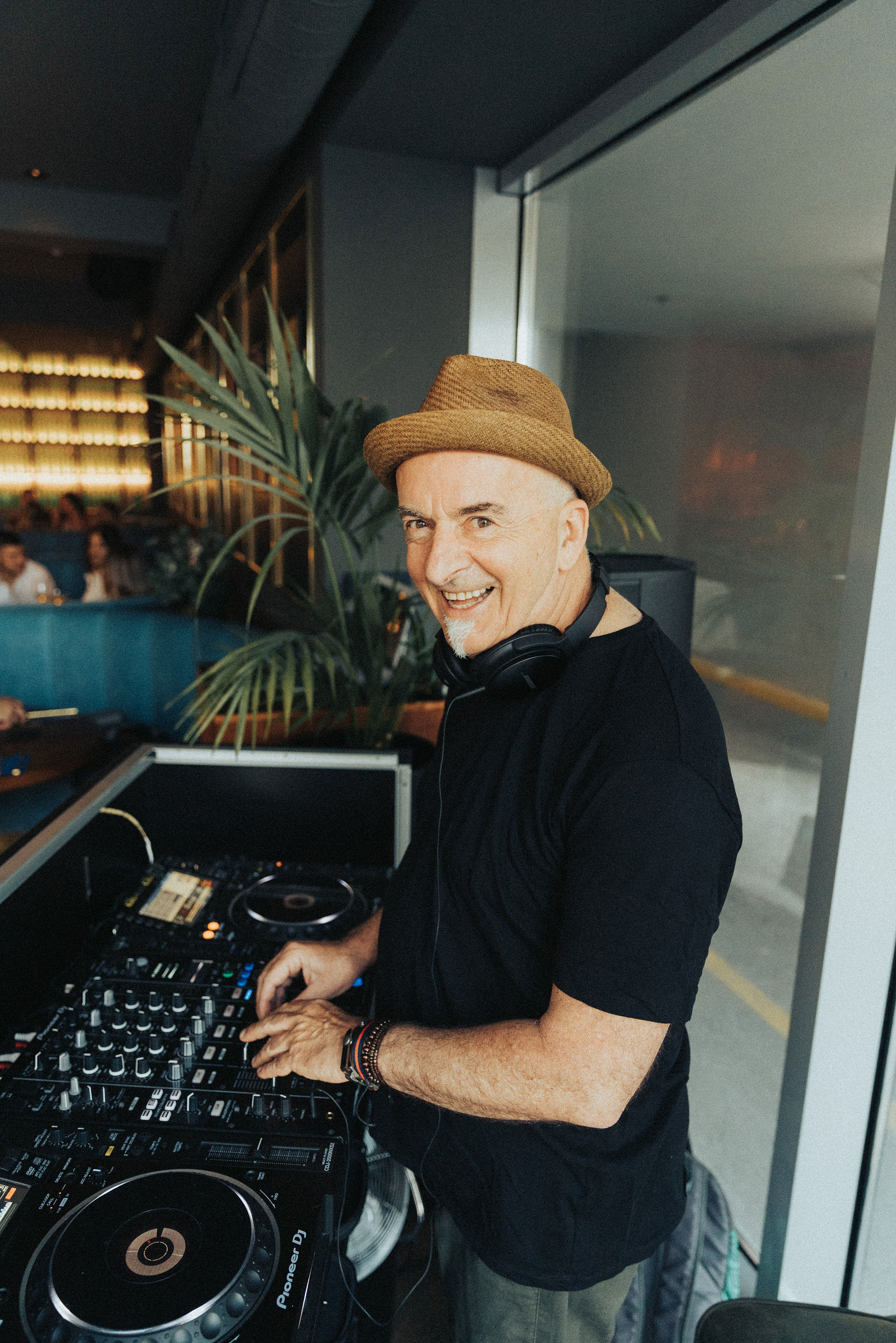 Music Selector DJ performing while diners enjoy the atmosphere at Bokamorra restaurant in Split