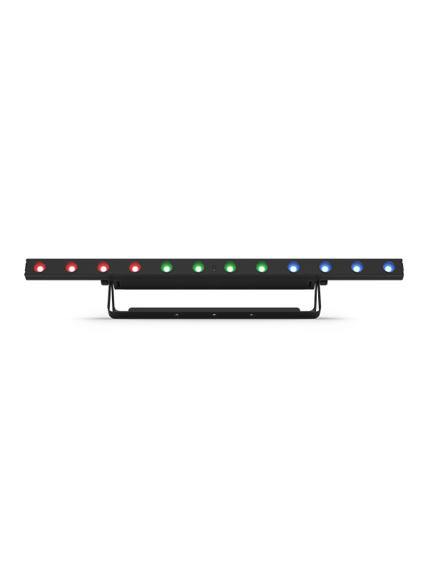 Chauvet COLORband T3 100cm Light Rental for Events Weddings and Yachts Croatia - Cosmic Production Chauvet DJ COLORband T3 Light Rental for Events Weddings and Yachts Croatia - Cosmic Production Photo shows the Chauvet DJ dynamic light from the front side, glowing with a combination of red green and yellow lights.